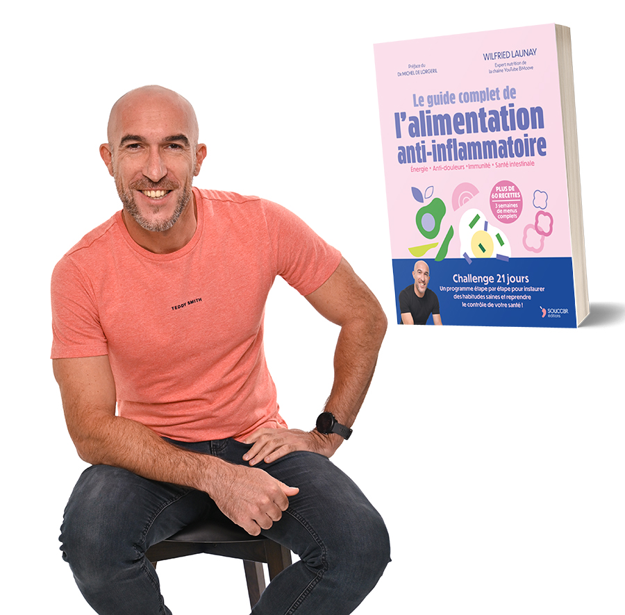 Wilfried Launay et son livre Le Guide Complet de l'Alimentation Anti-Inflammatoire